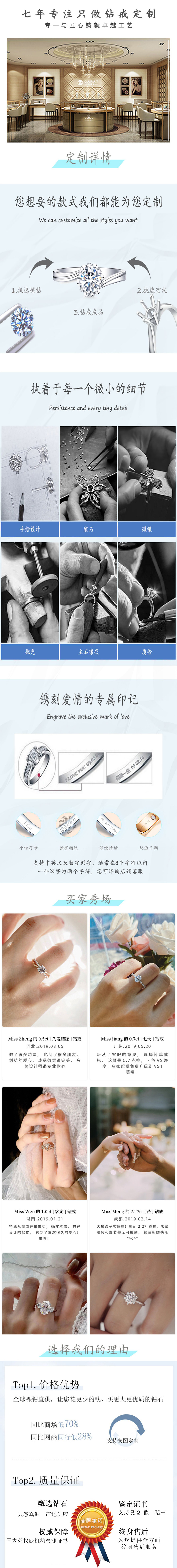 其它鉴定机构鉴定标识: 国内鉴定颜色: f-g/优白款式: 戒指/指环锨抖