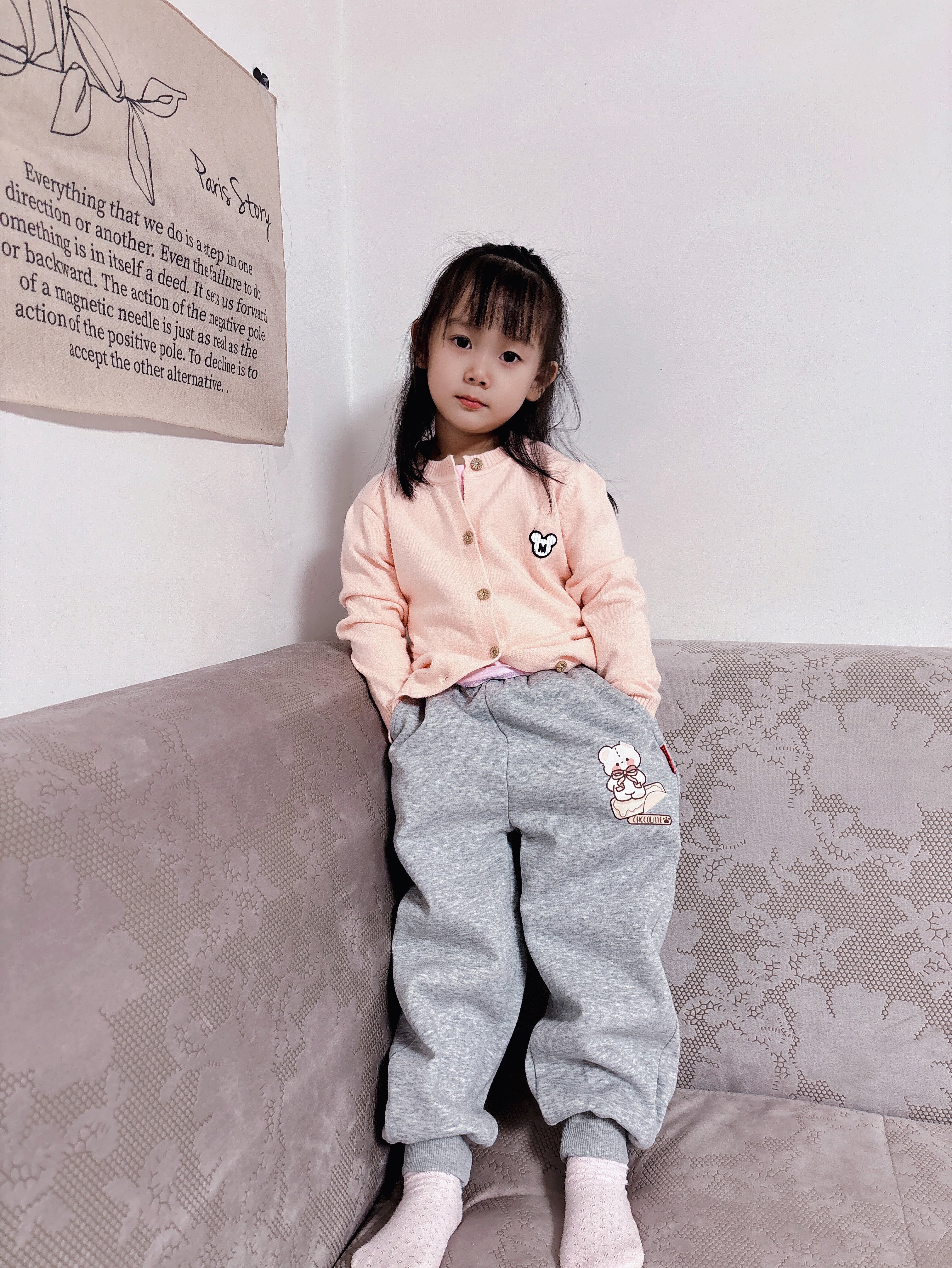 女童裤子2025新款冬季儿童加绒加厚长裤冬装宝宝一体绒保暖运动裤