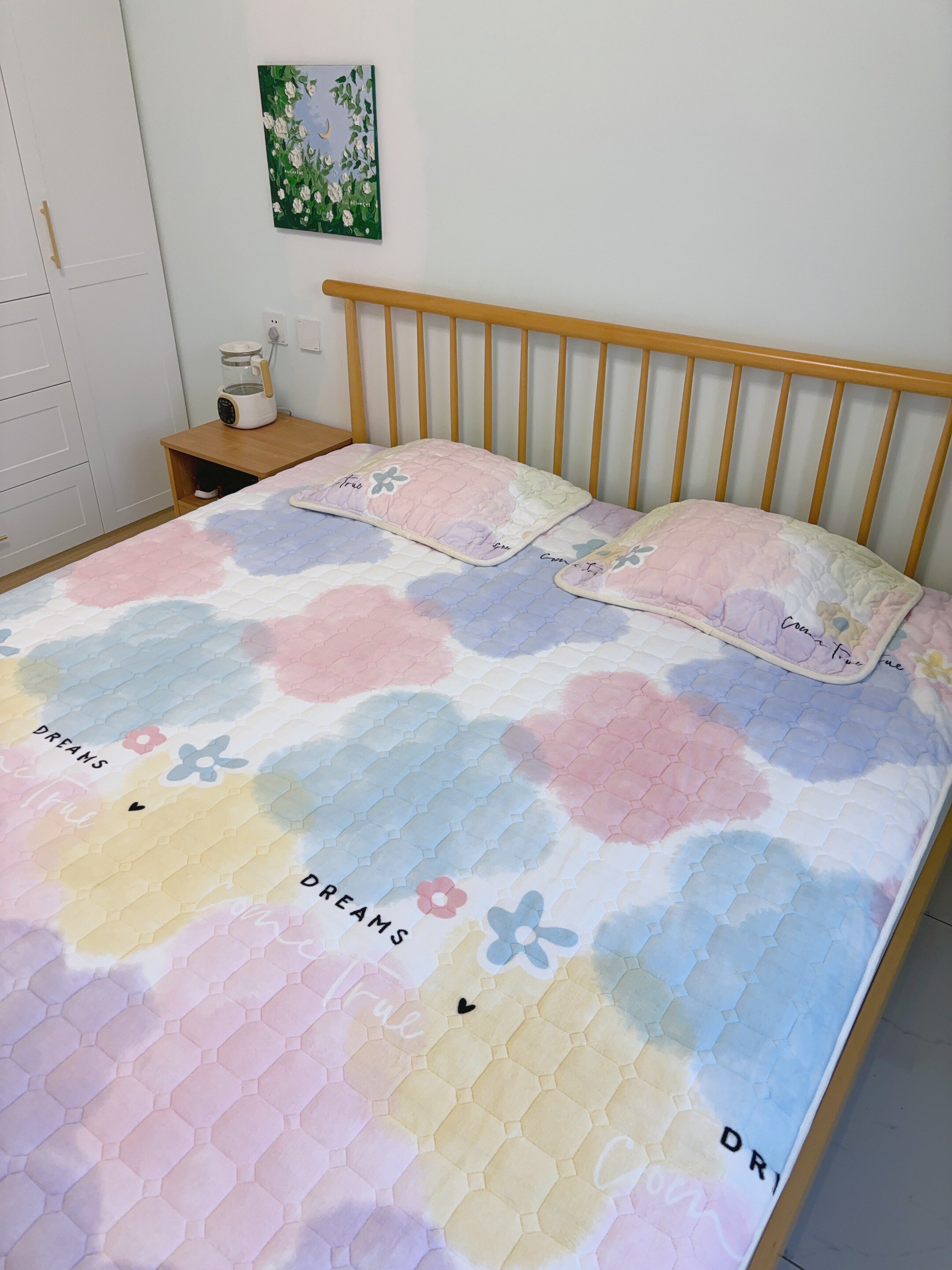 牛奶绒床单冬季加绒珊瑚绒单件秋冬法兰绒毛绒加厚单人被单三件套