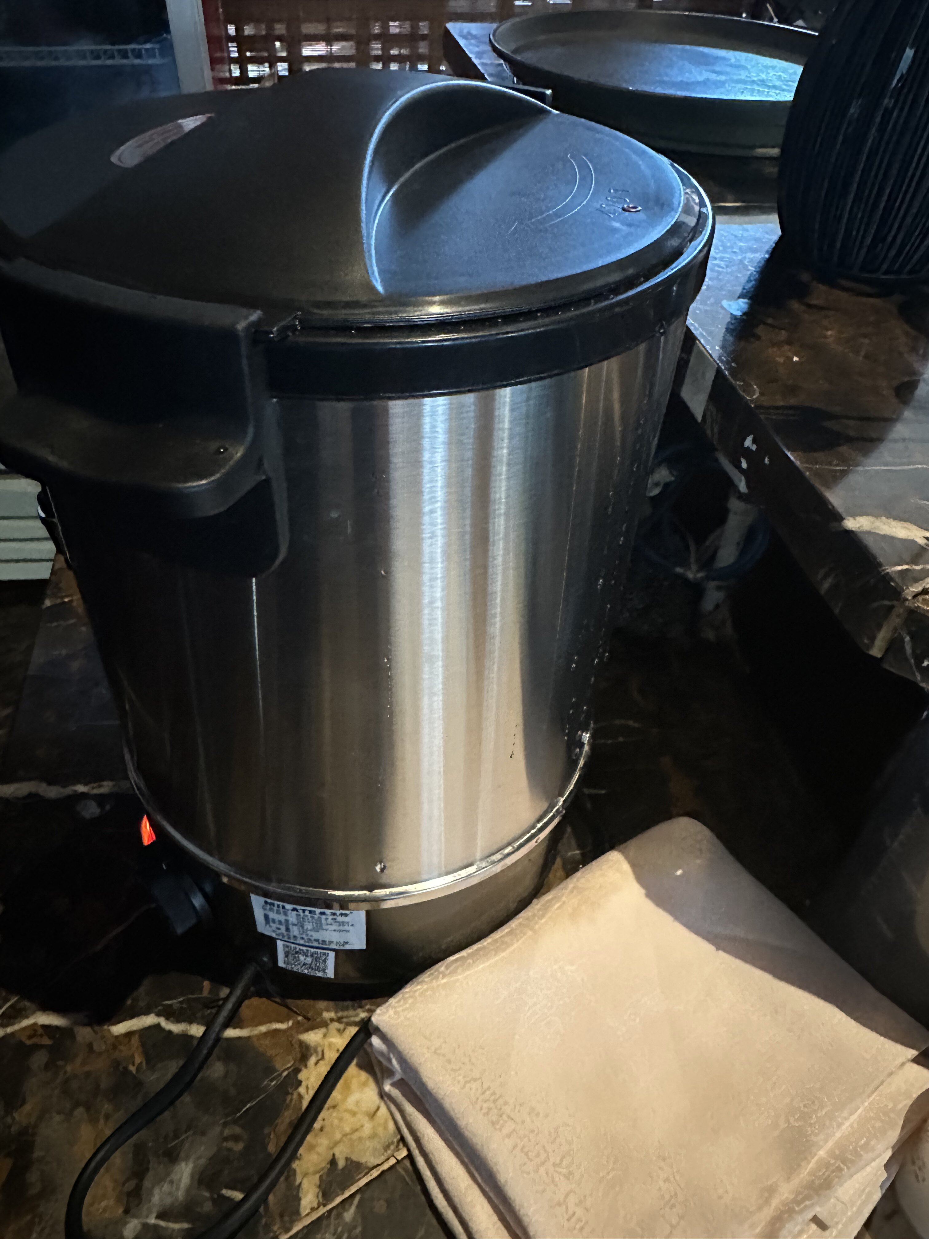 美莱特 商用电热开水桶 奶茶保温桶304不锈钢开水器12l双层可调温