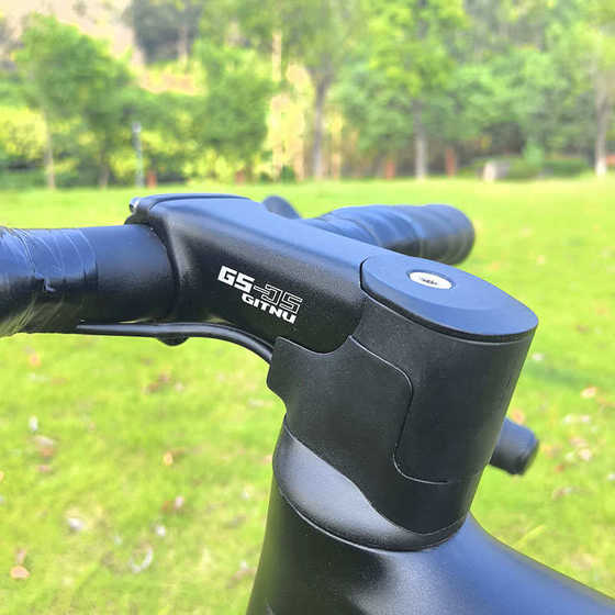 Gitnu Mountain Bike Road Bike 31.8 커버가있는 알루미늄 합금, 마이너스 7- 조명 새로운 스타일 핸들 바 Gitnu Mountain Bike Road Bike 31.8 커버가있는 알루미늄 합금, 마이너스 7- 조명 새로운 스타일 핸들 바