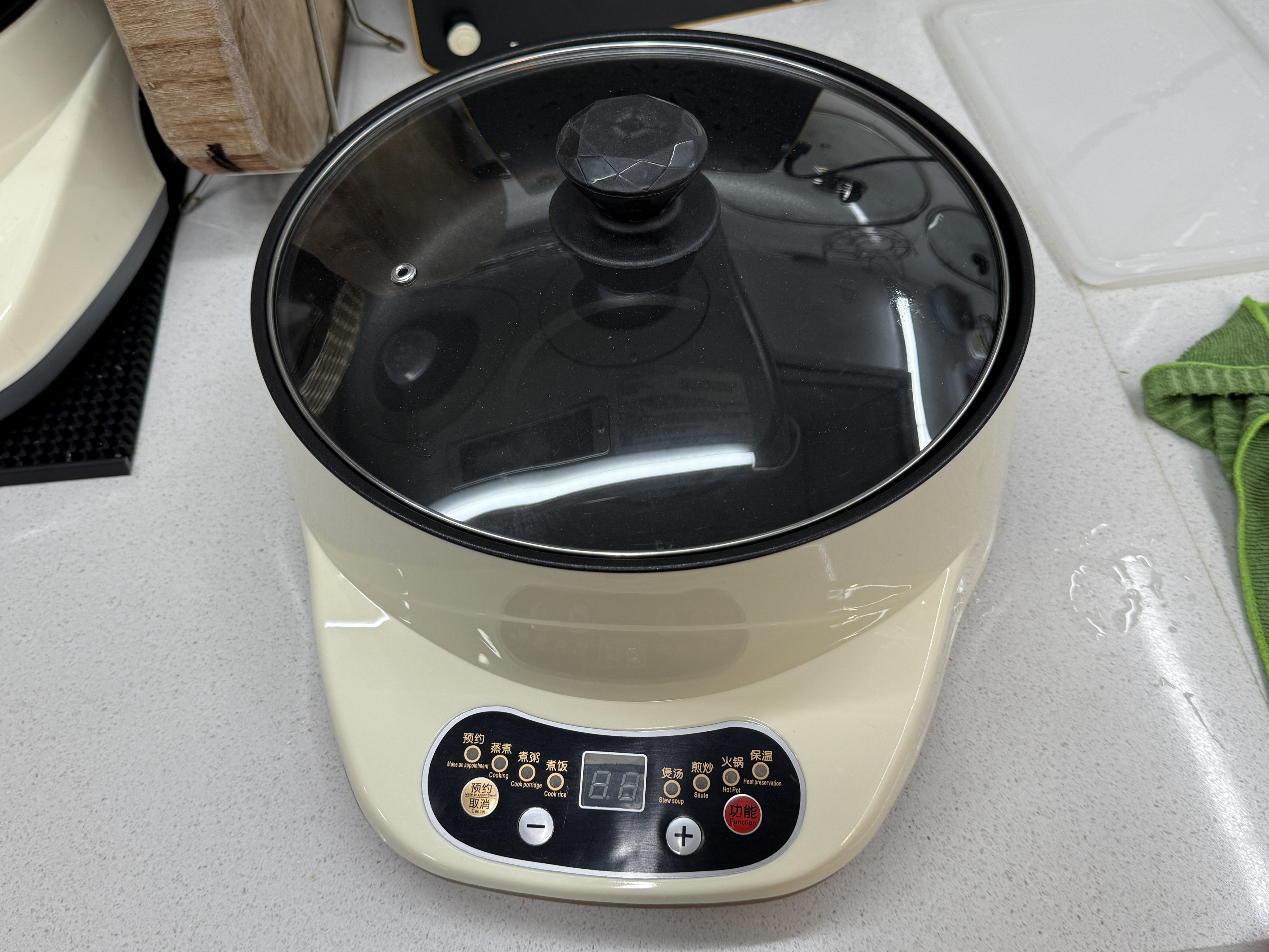 电煮锅多功能家用学生宿舍煮面小电锅电炒菜炒锅蒸煮一体锅电火锅