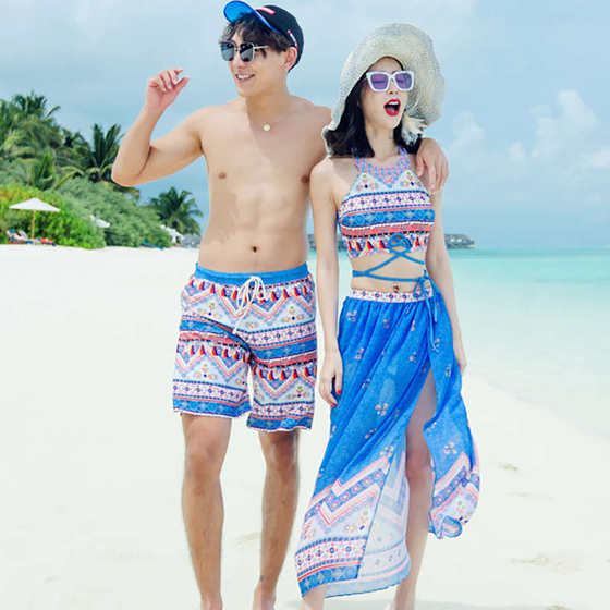 커플 수영복 2025 New Beach Beach 휴가 3 피스 세트 섹시한 비키니 수영복은 온천 순수한 스타일에 담그고 커플 수영복 2025 New Beach Beach 휴가 3 피스 세트 섹시한 비키니 수영복은 온천 순수한 스타일에 담그고