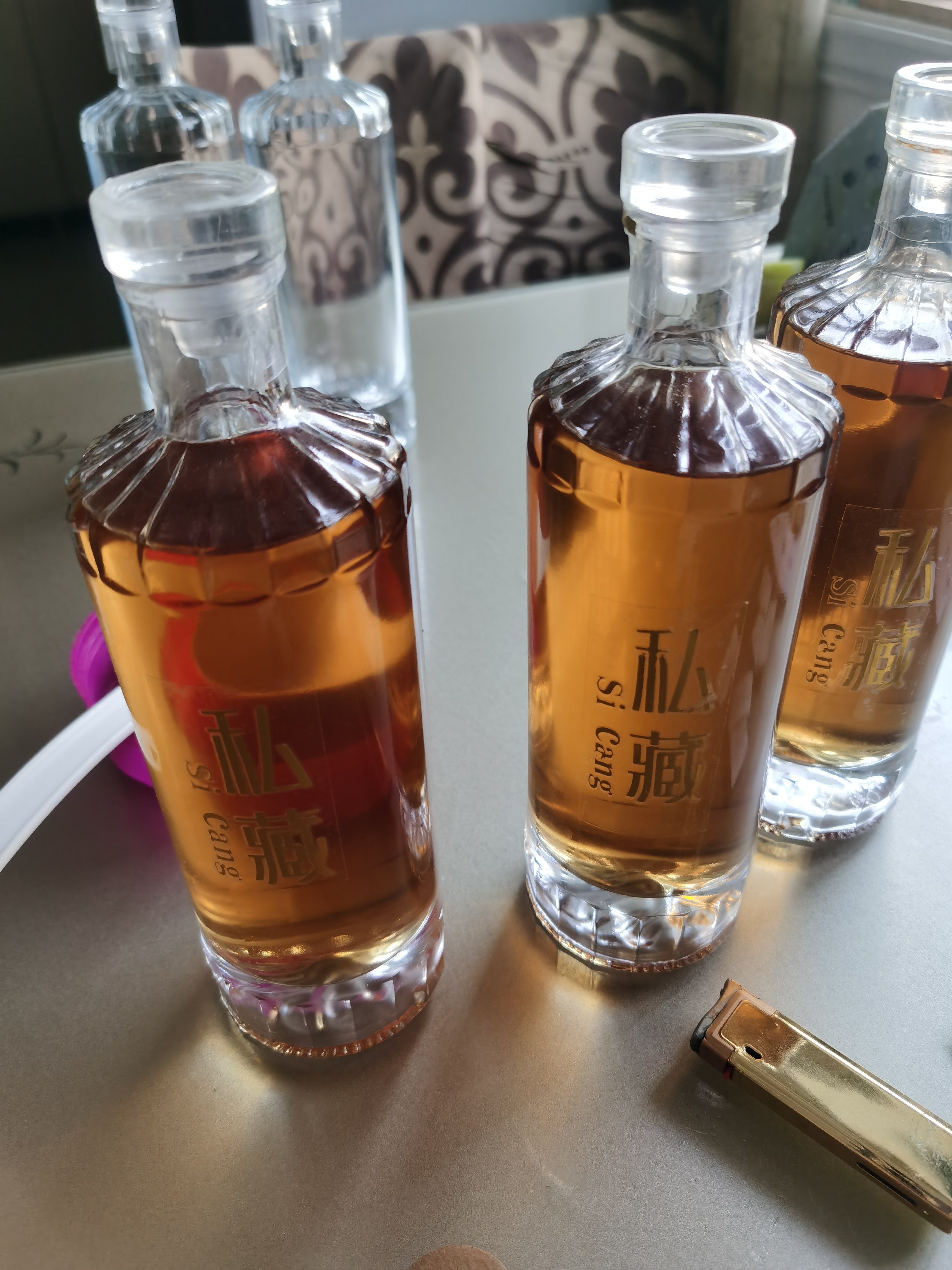 玻璃白酒瓶空瓶密封专用容器家用泡酒高档储藏装食品级酒瓶子1366