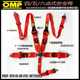 2025 New Omp Racing 안전 벨트, 4/5 점 수정 일반 자동차 안전 벨트, FIA 레이저 2025 New Omp Racing 안전 벨트, 4/5 점 수정 일반 자동차 안전 벨트, FIA 레이저