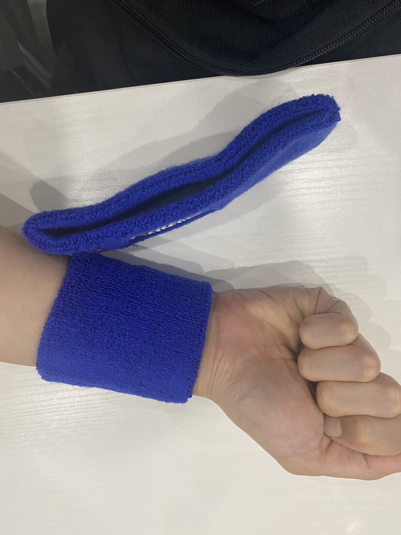 运动发带男护腕止汗吸汗头带跑步导汗女健身篮球束头巾手腕擦汗巾