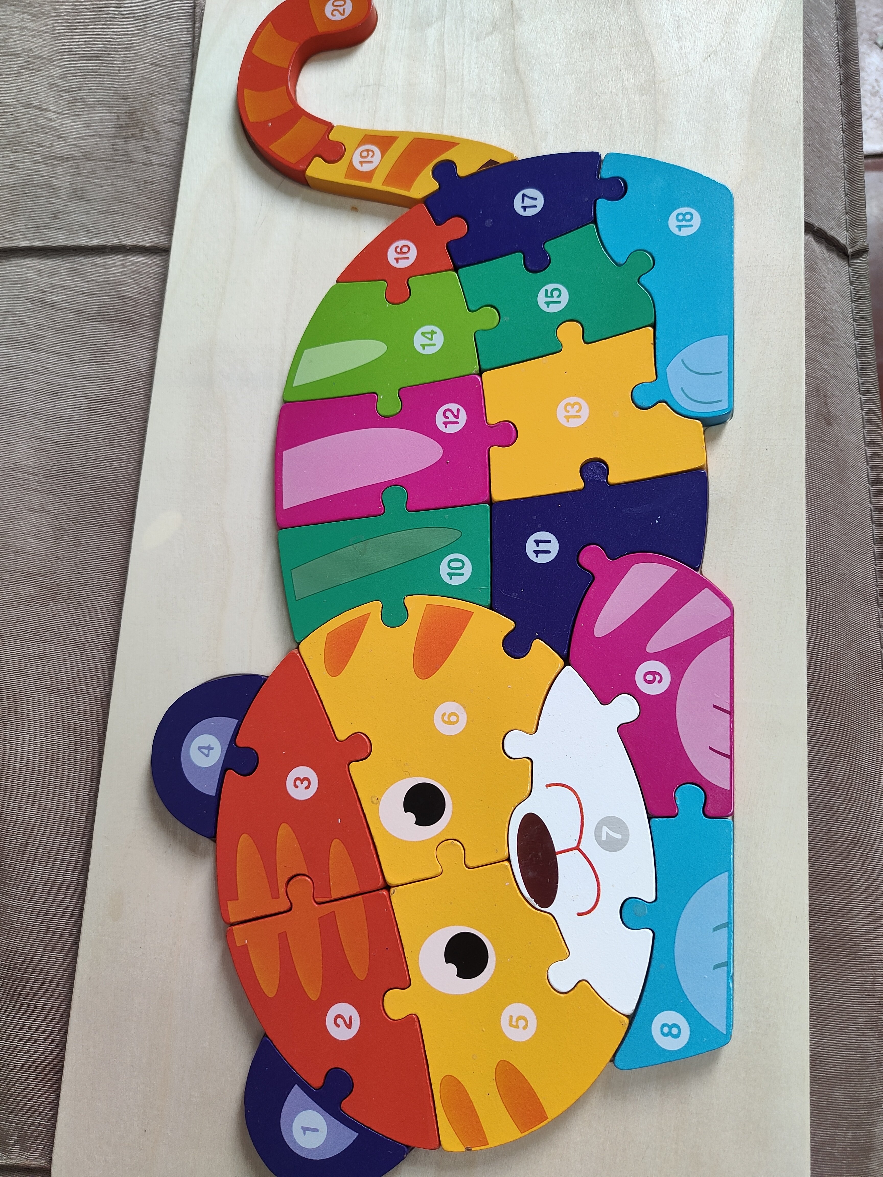 动物拼图儿童益智木质宝宝儿童3到6岁智力高难度立体生日礼物手工