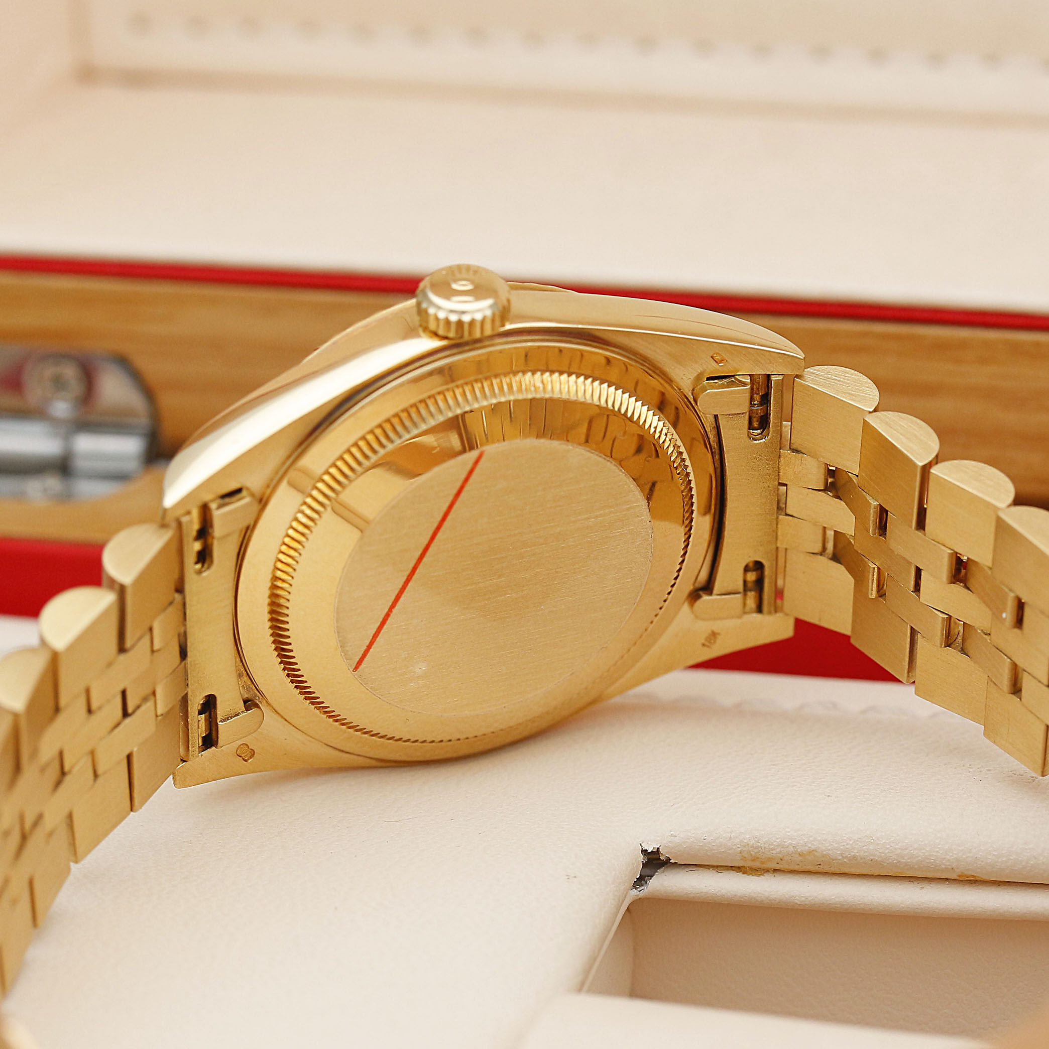 正品捡漏[9.8新]劳力士日志型18k黄金16238自动机械手表男表36mm
