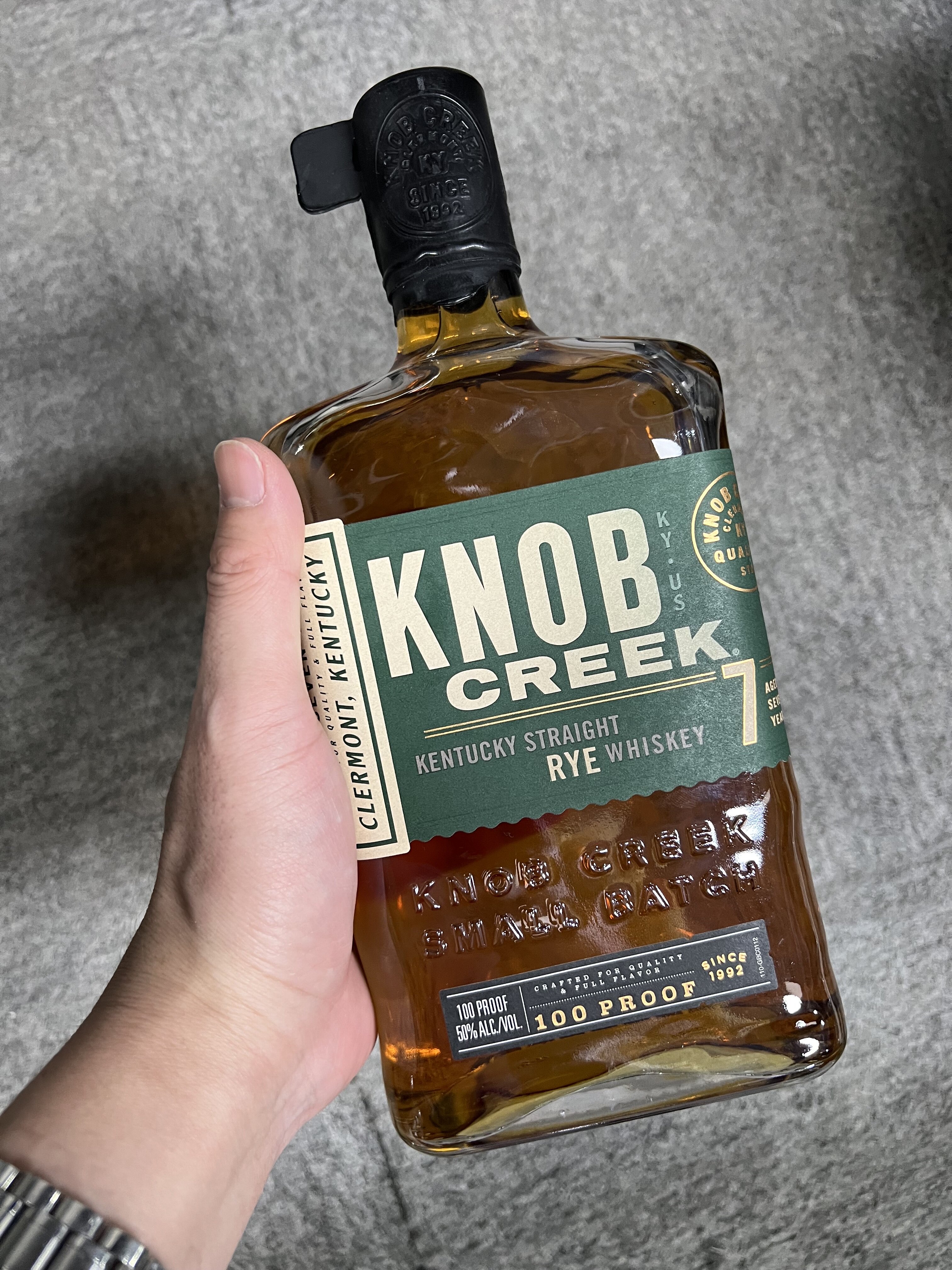 郎家园洋酒 knob creek 诺布溪黑麦波本威士忌 750ml