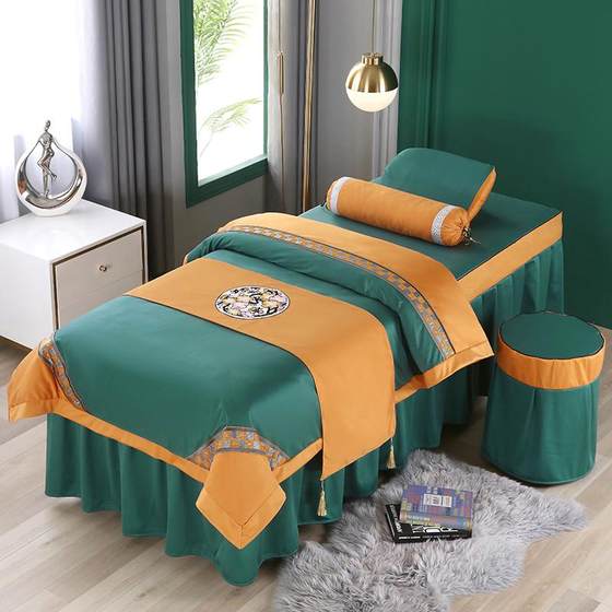 Beauty bed cover four-piece set simple and light luxury skin management ear head therapy beauty salon pediatric massage bed cover
Beauty bed cover four-piece set simple and light luxury skin management ear head therapy beauty salon pediatric massage bed cover