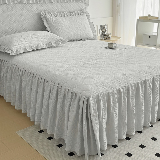 Skin-friendly wash foam cotton cotton bed skirt single piece princess sheet with skirt edge 1.5 meters bed cover can be machine washable
Skin-friendly wash foam cotton cotton bed skirt single piece princess sheet with skirt edge 1.5 meters bed cover can be machine washable