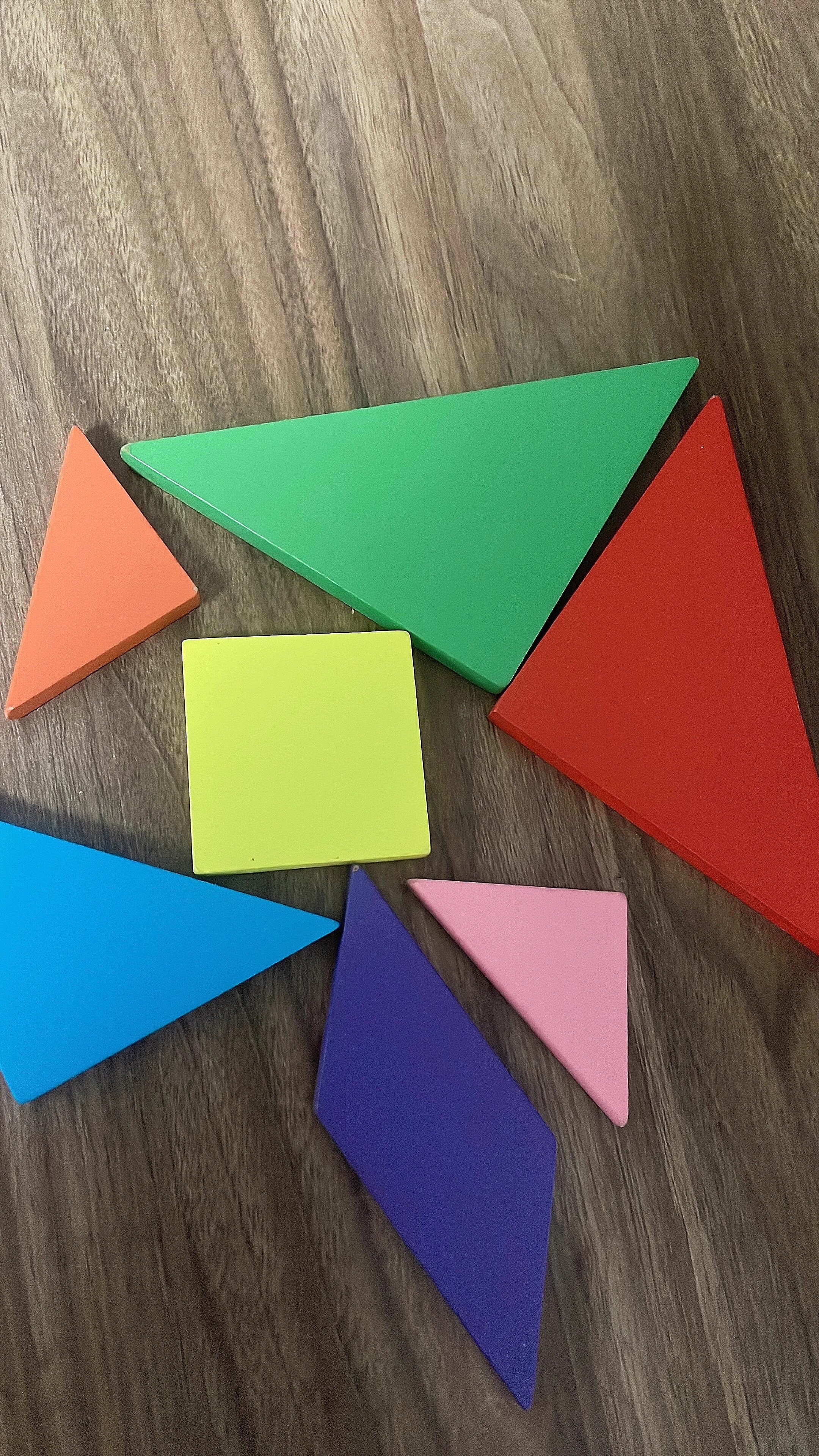 儿童智力七巧板教具小学生用幼儿园专用二一年级下册拼图玩具磁力