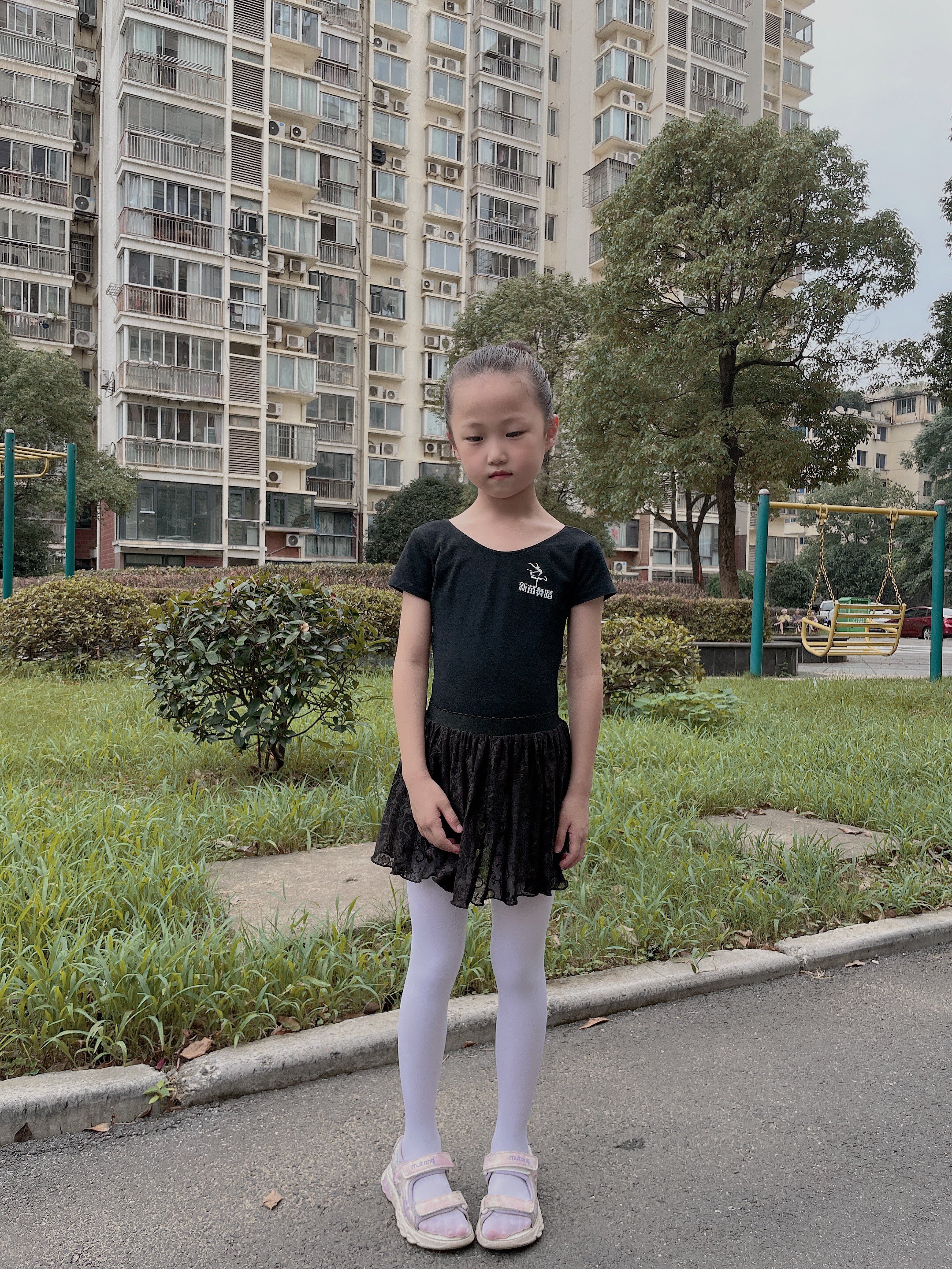 女童舞蹈袜夏季薄款儿童白色连裤袜丝袜跳舞裤袜练功专