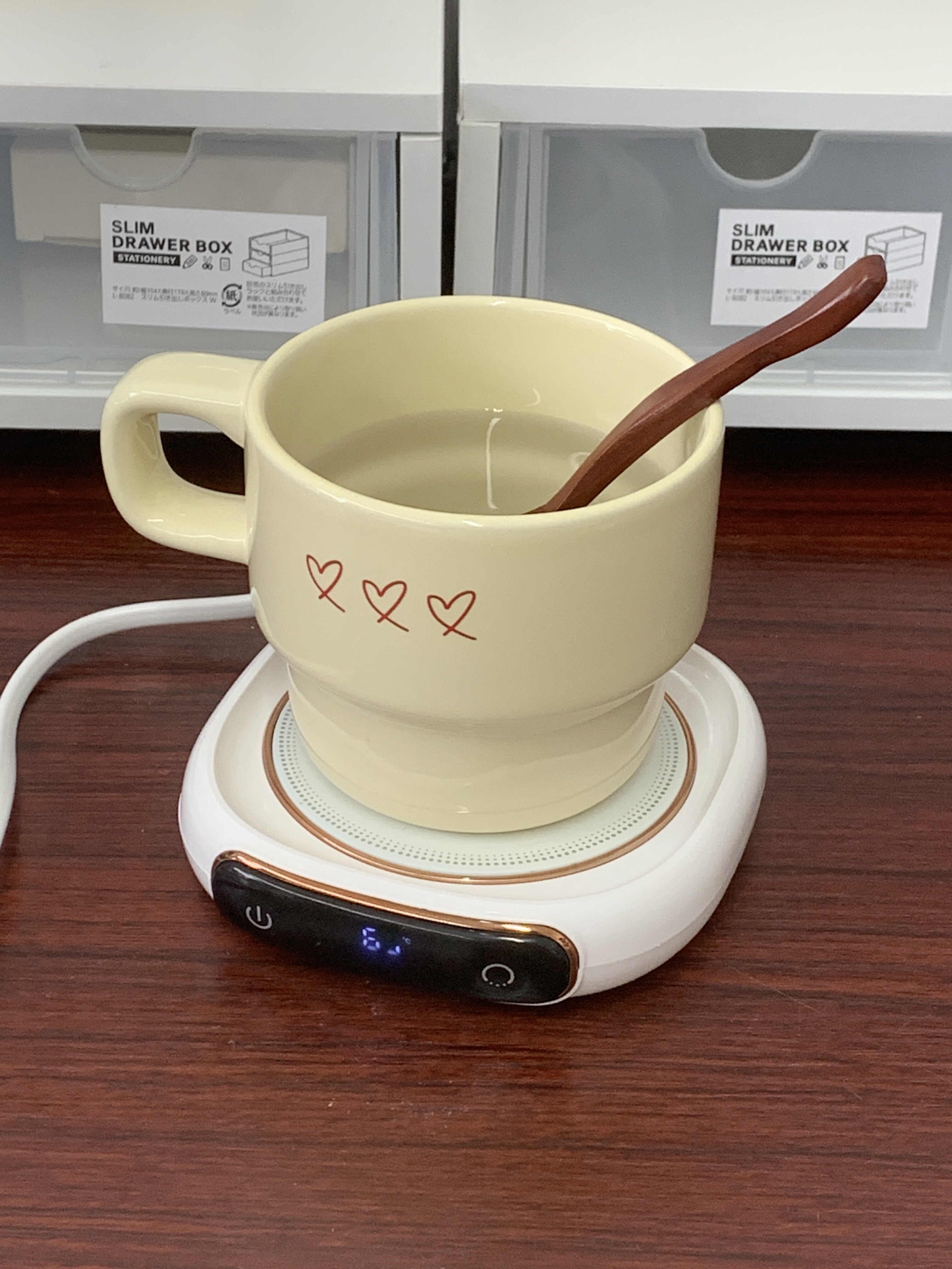 加热杯垫可调恒温智能自动加热底座保温宿舍小功率办公室热牛奶神器