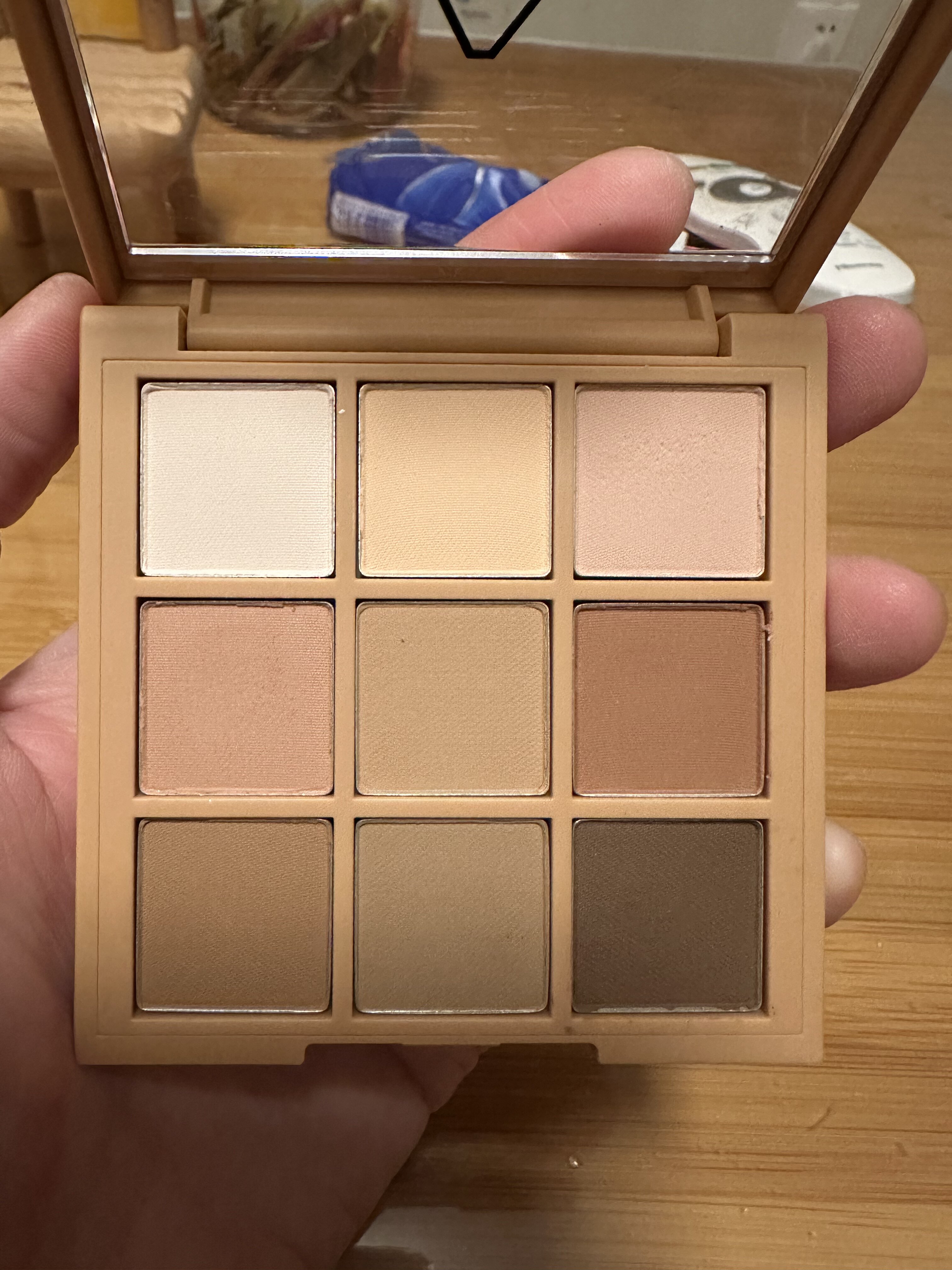 3ce九宫格9色眼影盘芋泥黄油深棕哑光盘overtake橘棕 半糖粉钻