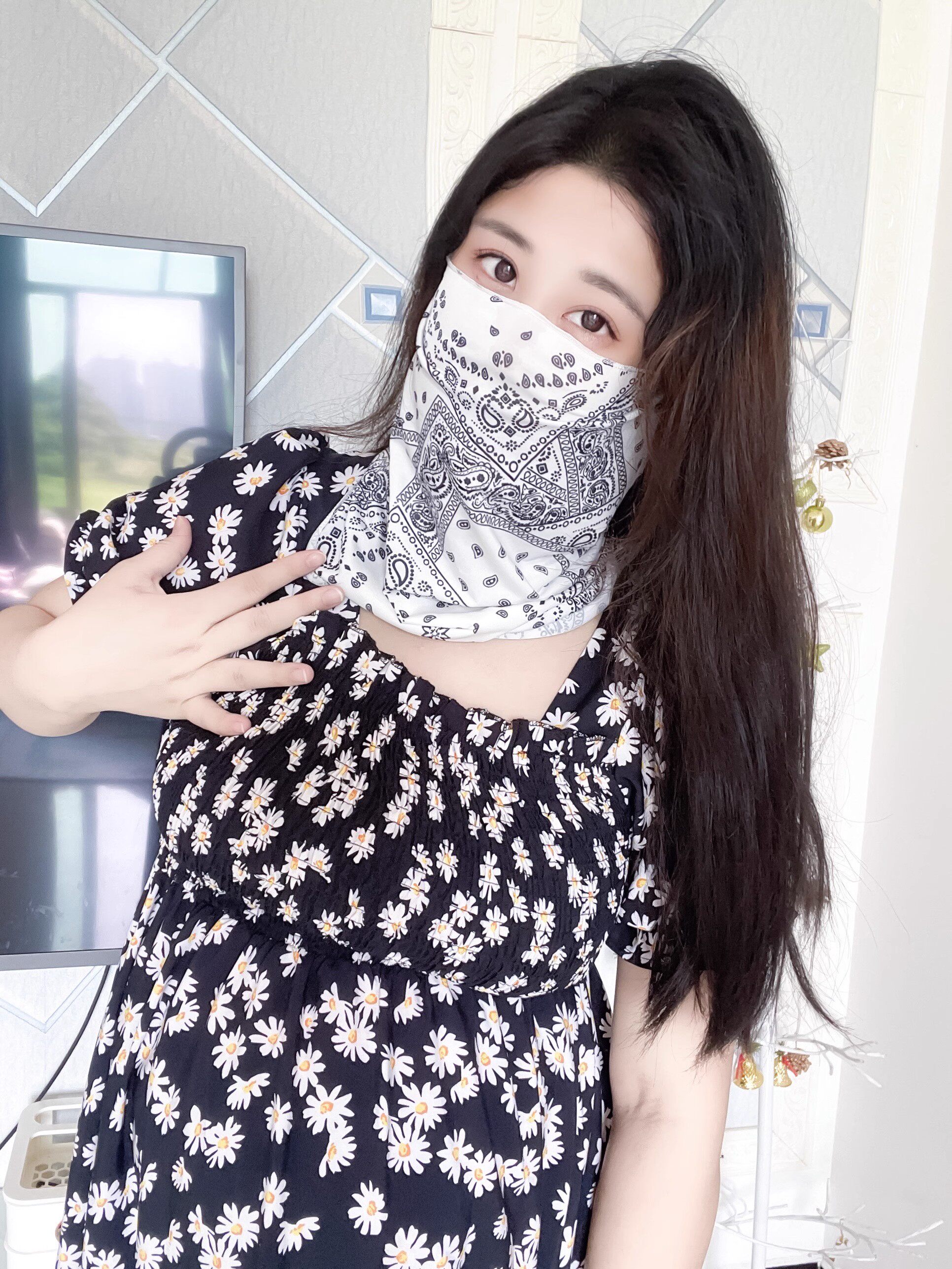 防晒面罩女遮全脸围脖男夏季面纱骑行面巾脖子防护脸罩遮阳j1074-淘宝