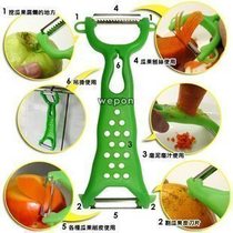 Multifunctional stainless steel blade melon fruit peeler magic slicer knife quick peeler kitchen helper