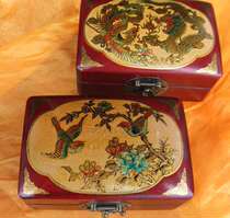 Imitation ancient box First decorated case antique jewelry box antique multifunctional makeup case