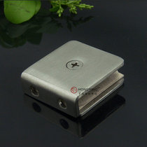 HongYing stainless steel shower room 0 degree fixed clip U type plate glass fixing clip square partition code