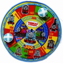 Foreign trade toys exported to Hong Kong locomotive stickers ball game set plush cloth parent-child game has Video