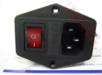 AC power socket word with light with fuse Power socket Three-in-one with switch with insurance word socket