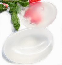 Mei crystal transparent silicone chest pad thin lower thick chest pad