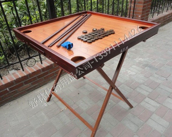 弹性好 龙冠红木康乐球台克朗棋桌康乐棋球盘康乐球桌江浙沪免邮