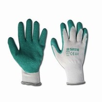 Shida SATA safety protection equipment FS0301 latex gloves (Palm dipping)