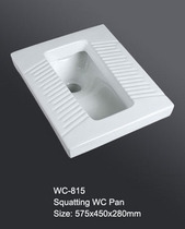 Toilet squatting pit squatting pan-old squat pit squatting toilet with anti-water bend (engineering special)