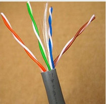 Super five network cable 8-core copper twisted pair network cable two crystal heads do a good job of measuring the delivery of 1 yuan meters