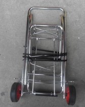 Portable luggage cart folding trolley trolley trolley cart shopping cart shopping cart shopping cart small trailer