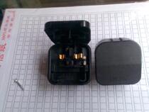 Imported three-pin large plug brass plug wiring single plug with Fuse power cord plug