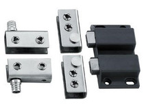 Stainless steel glass hinge glass door hinge cabinet door up and down shaft automatically bounce open without opening glass magnetic door touch