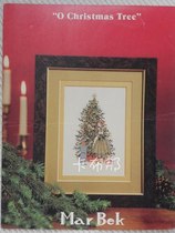 Cross stitch out of print original embroidery map O Christmas Tree
