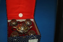 80s old foreign trade handmade natural purple sand inlaid tin teapot Su Jindi pot Bao Xueqin purple sand pot special price