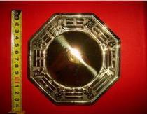 Chinese feng shui gate pure copper gossip convex mirror to block evil spirit town house bronze mirror ornaments Ming and Qing classical special large size