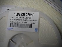 0603 to stick a capacitance 220PF 50V accuracy ± 5%