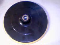 Self-adhesive polishing disc tray