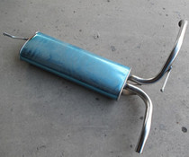 BYD car F0 rear section double-layer thickened stainless steel silencer muffler exhaust pipe