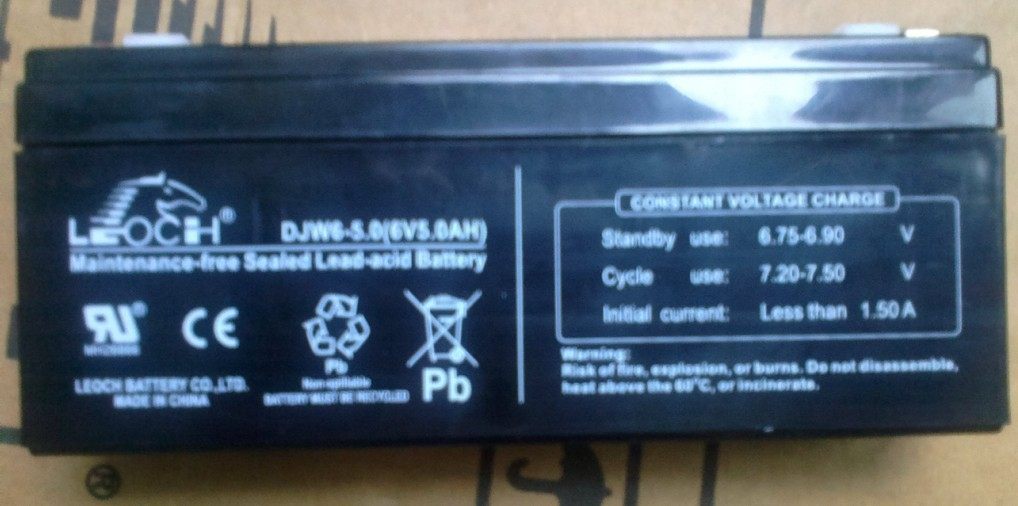 Factory Direct Leoch Leoch djw65.0 6v5ah mettler Toledo Cub Moistureproof battery