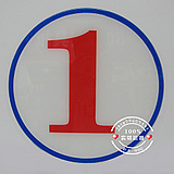 Organic Color Print Floor Number Floor Signs Floor Signs Guide Signs Digital Number Plates Diameter 28CM