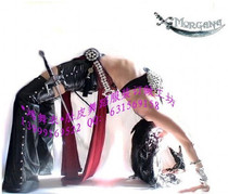 * Hon Dance Suit *LL17 Mysterious Ghost Phantoms Classic Belly Leather Dance Suit