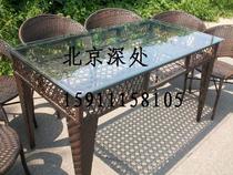Rattan coffee table rattan chairs patio chairs outdoor tables and chairs rattan can tai yi office leisure furniture