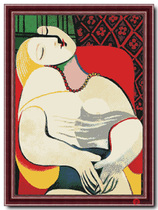 Precision printing DMC cross stitch DMC cross stitch DMC kit Picasso (RW2195)