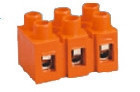 H2519 terminal block Terminal block H2519-3 Copper strip terminal 3-position terminal