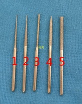 High-grade diamond drilling needle agate carving rod needle Emerald grinding needle 3 handles extended drilling needle single price