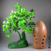 (Drunken Ink Ancient Rhyme Square) Yins Pottery Xun Ten-hole Red Pottery Big Fish Xun Professional Timpani Performance Xun