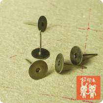 (Special Price) Bronze Large Plane Ear Needles Earrings 1 yuan 3 Pair 10 yuan 40 Pair (0344A)