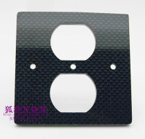 Carbon fiber 86 panel 86*86 American standard 86 square American standard socket CFRP3K full carbon panel