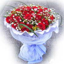 33 red rose bouquets of persistent love city Shanghai flower Courier flower delivery flowers in the same city